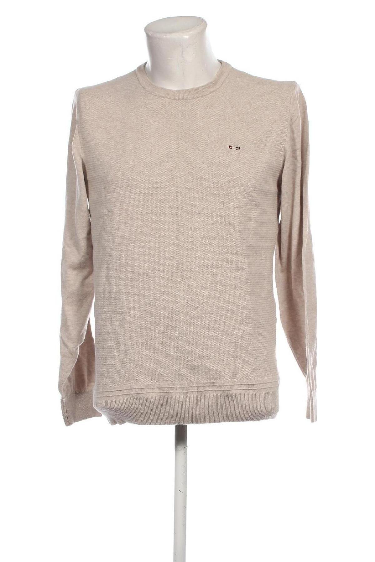 Herrenpullover Bison, Größe L, Farbe Beige, Preis 10,99 €