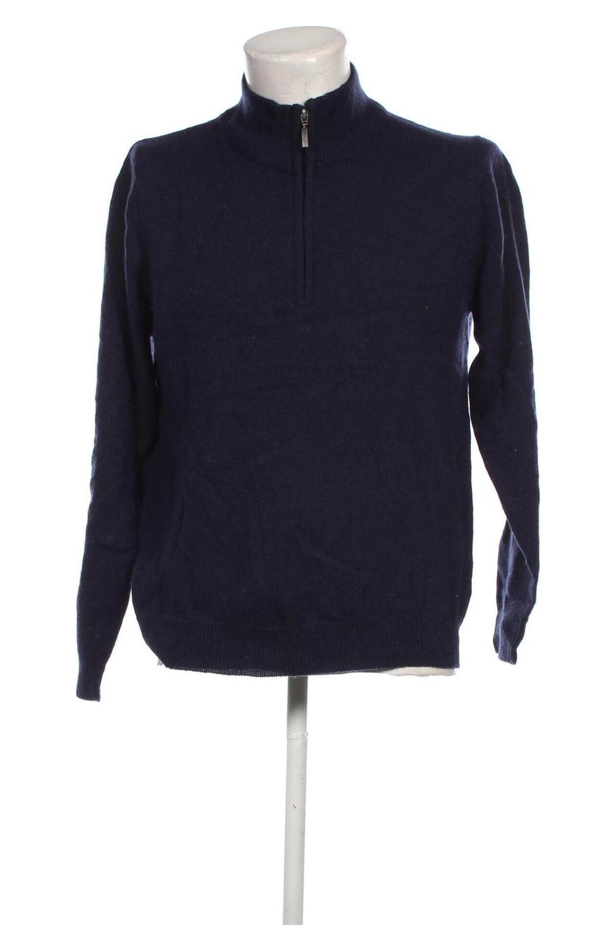 Herrenpullover Camargue, Größe L, Farbe Blau, Preis 9,49 €