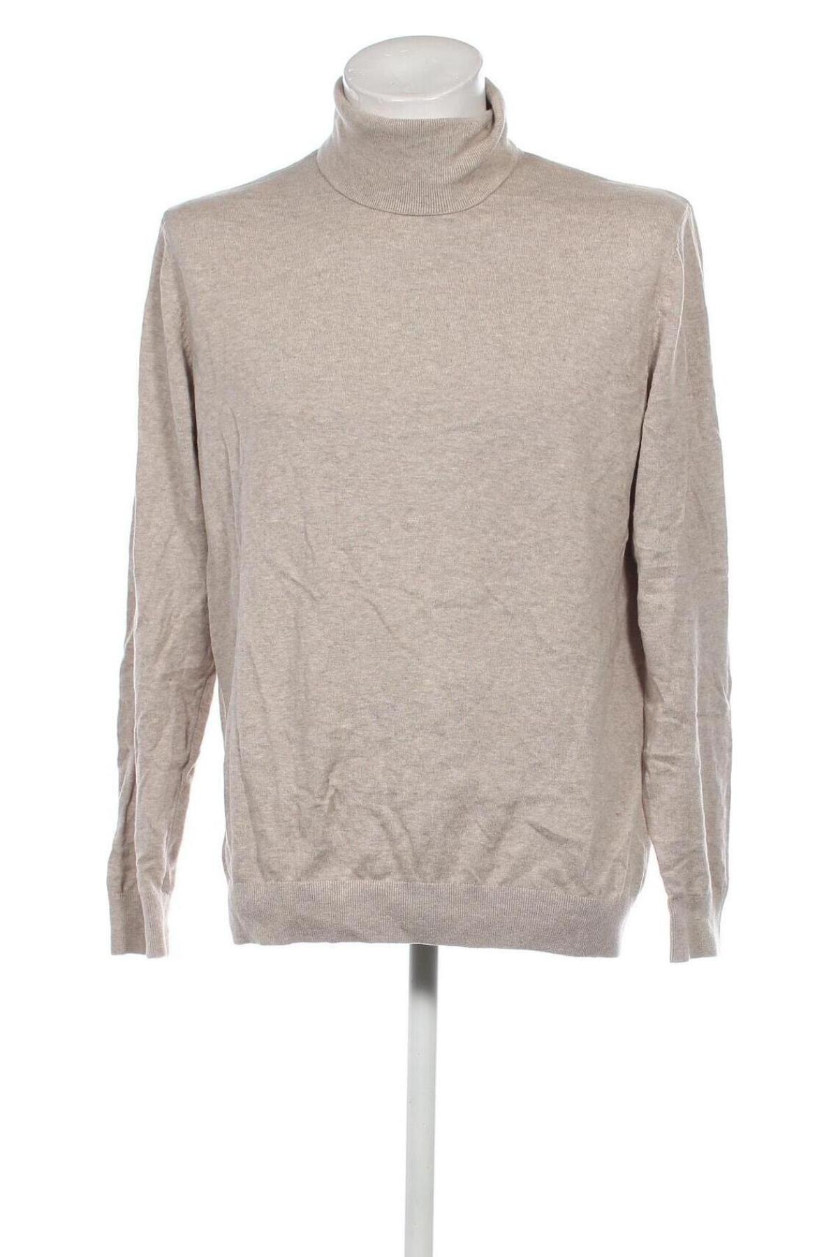 Męski sweter H&M, Rozmiar XL, Kolor Beżowy, Cena 41,99 zł