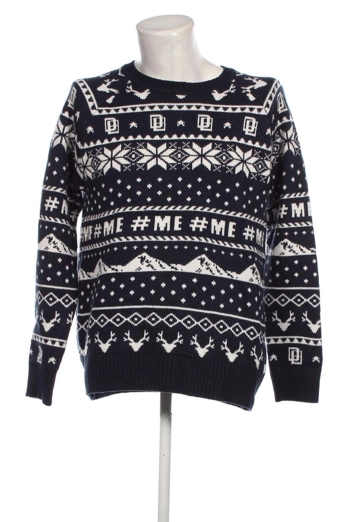 Męski sweter H&M Divided, Rozmiar L, Kolor Kolorowy, Cena 18,99 zł