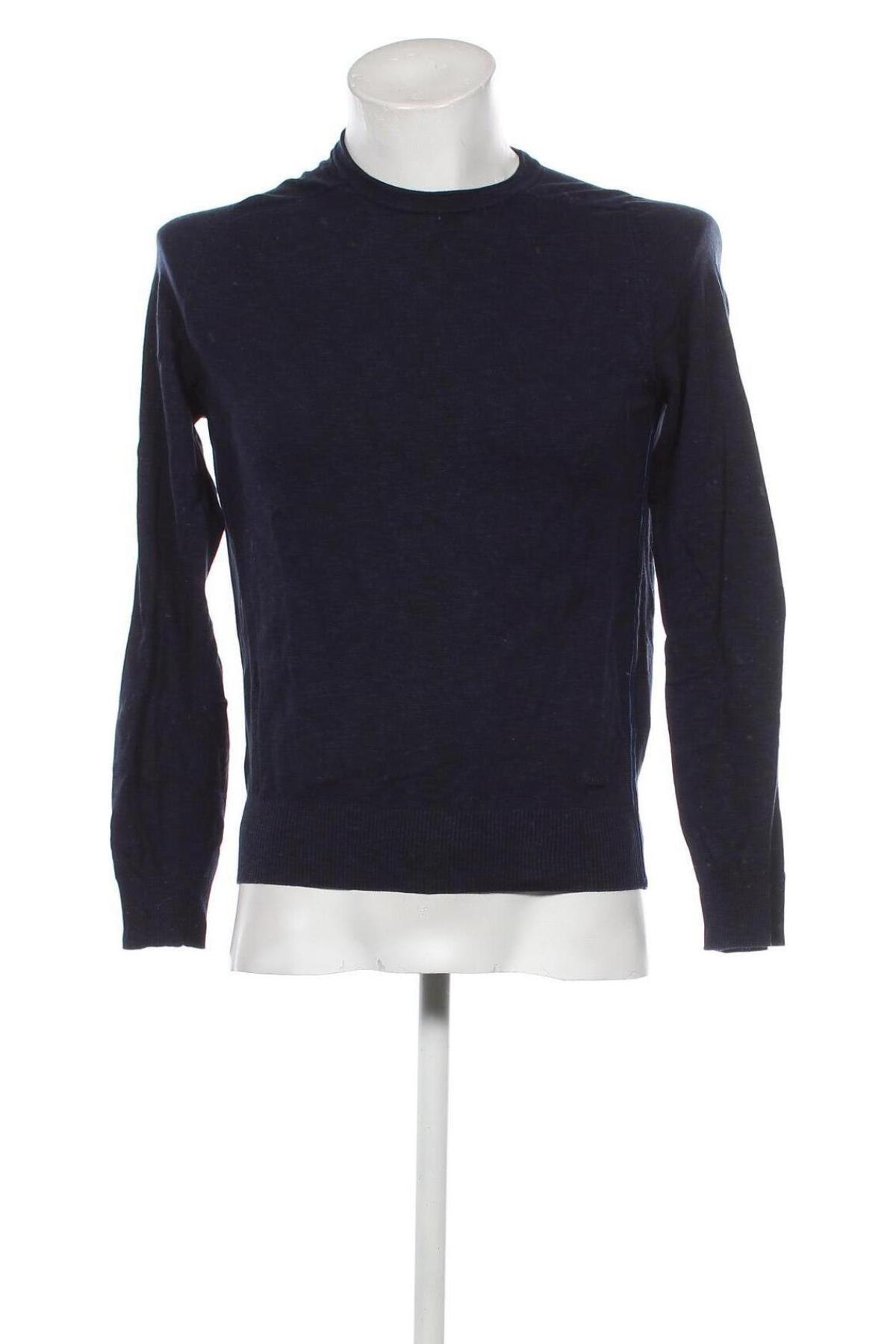 Herrenpullover Hugo Boss, Größe S, Farbe Blau, Preis 43,49 €