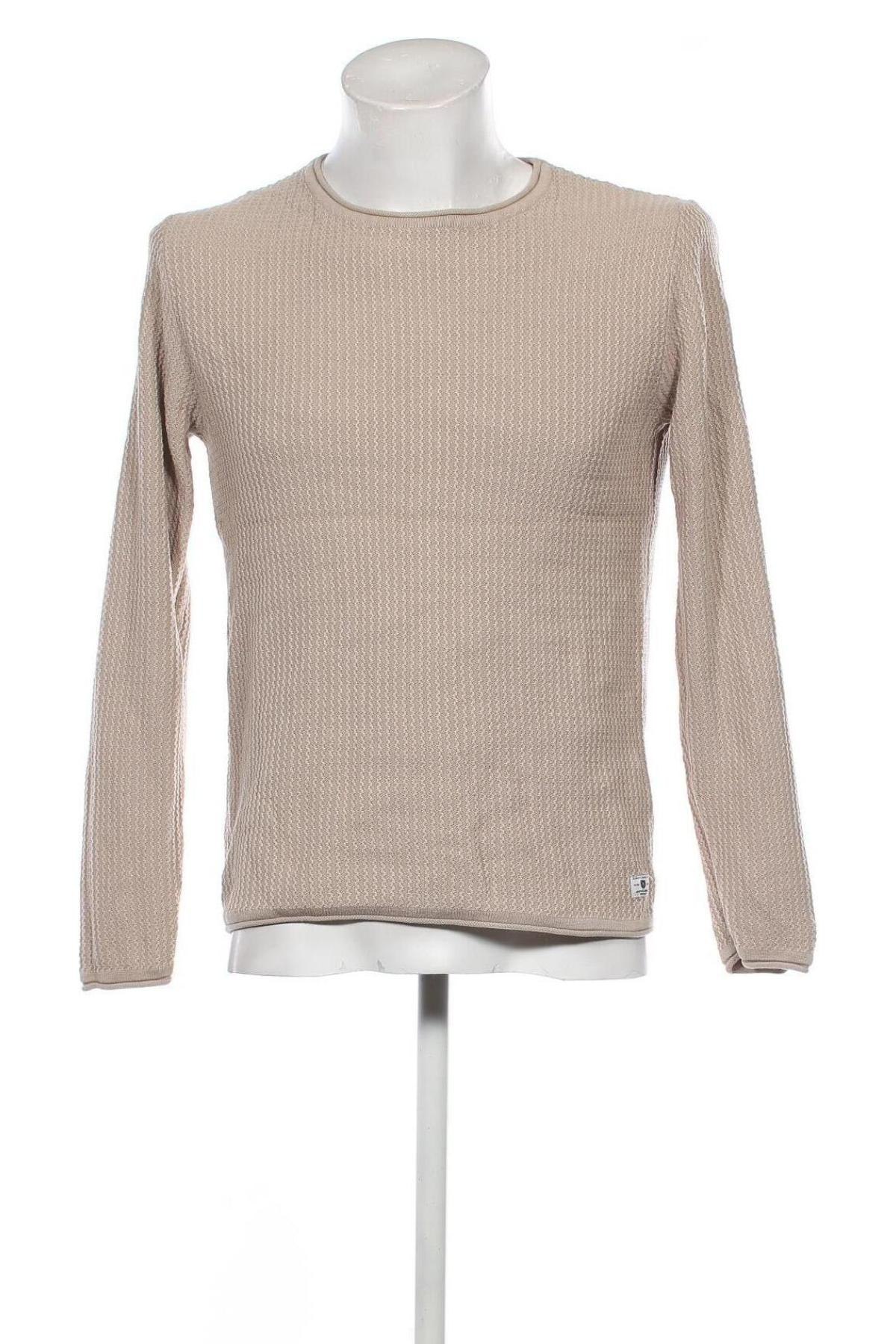 Herrenpullover Jack & Jones, Größe M, Farbe Beige, Preis € 11,79