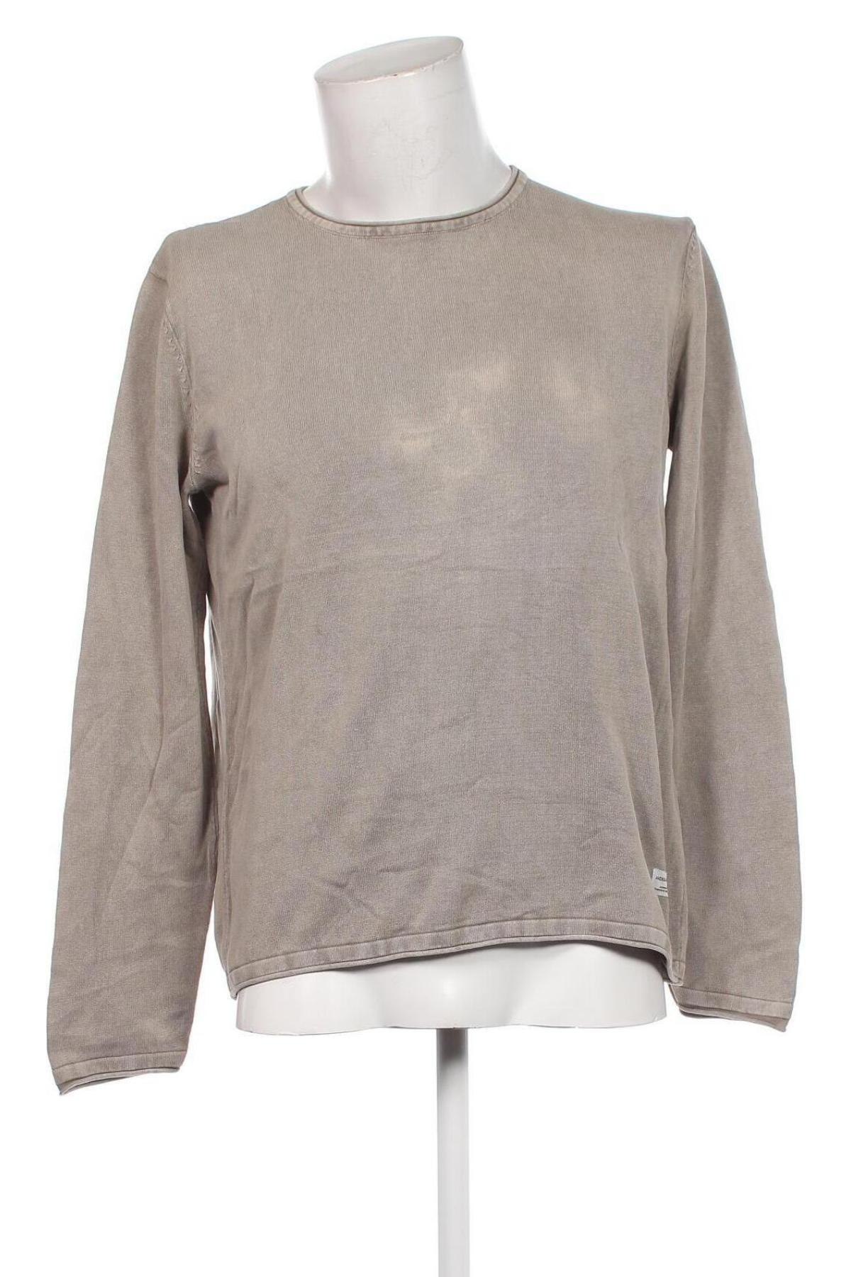 Herrenpullover Jack & Jones, Größe L, Farbe Beige, Preis € 4,99