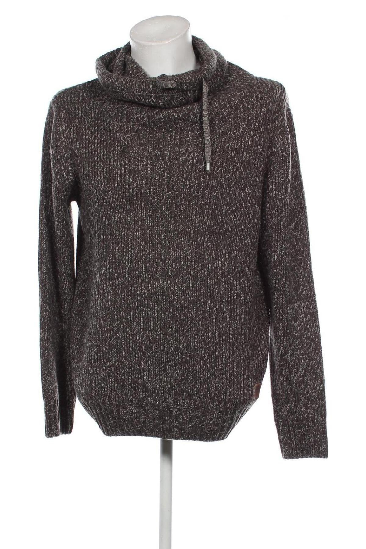 Herrenpullover John Devin, Größe L, Farbe Grau, Preis € 9,49