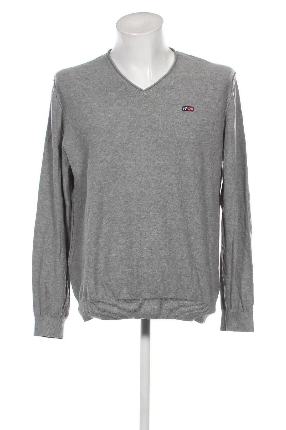 Herrenpullover Napapijri, Größe L, Farbe Grau, Preis 40,49 €