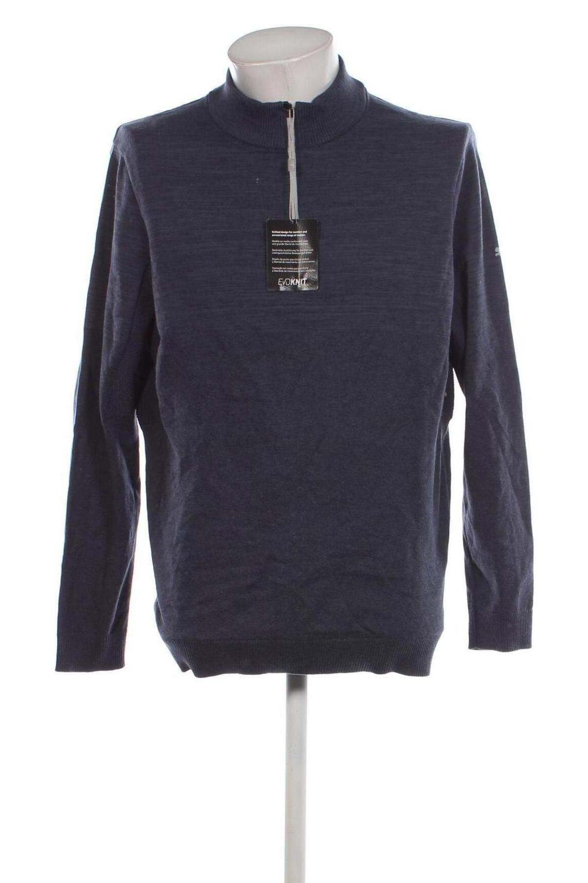 Herrenpullover PUMA, Größe M, Farbe Blau, Preis 44,49 €