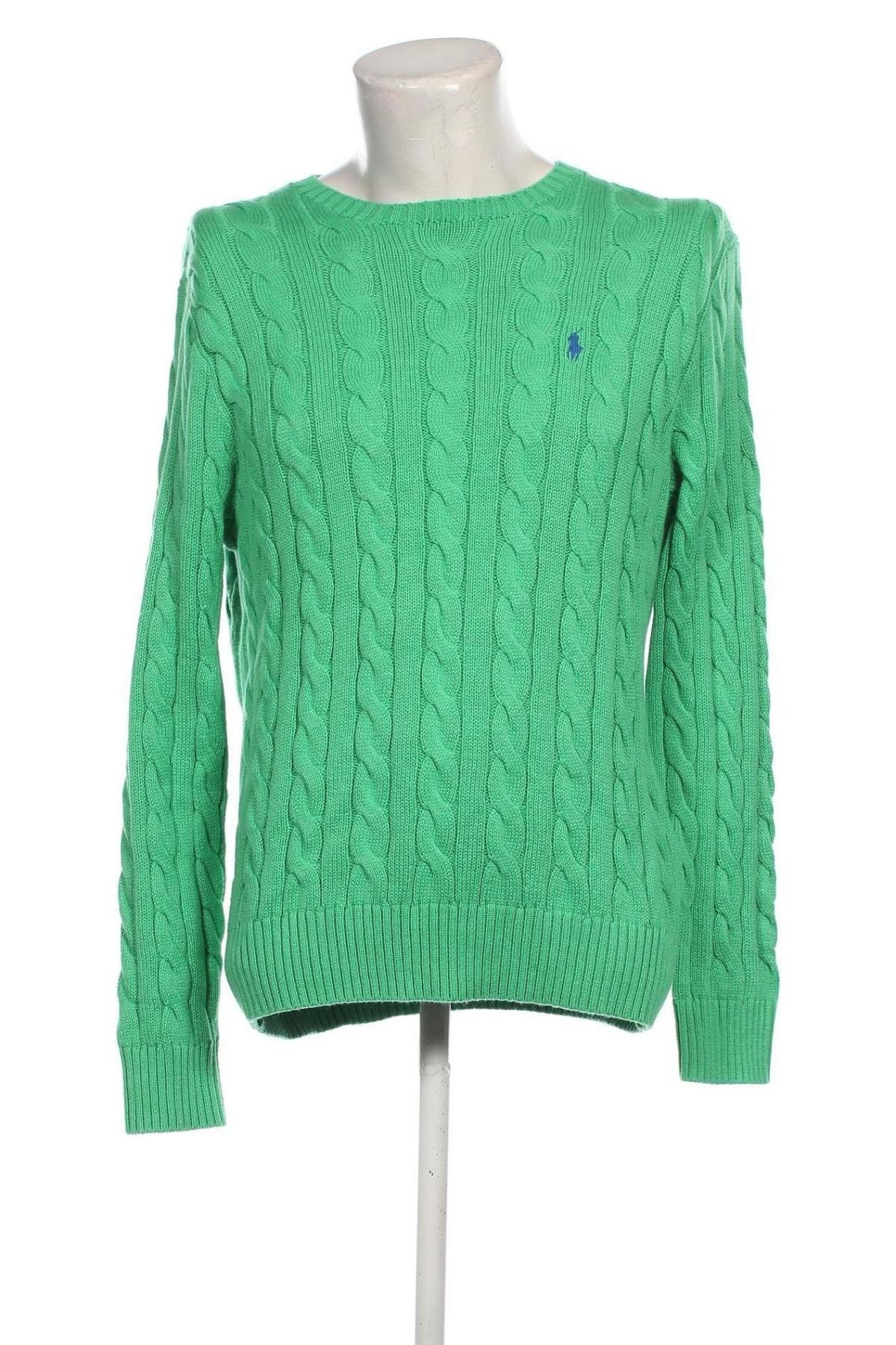 Herrenpullover Polo By Ralph Lauren, Größe M, Farbe Grün, Preis 151,03 €