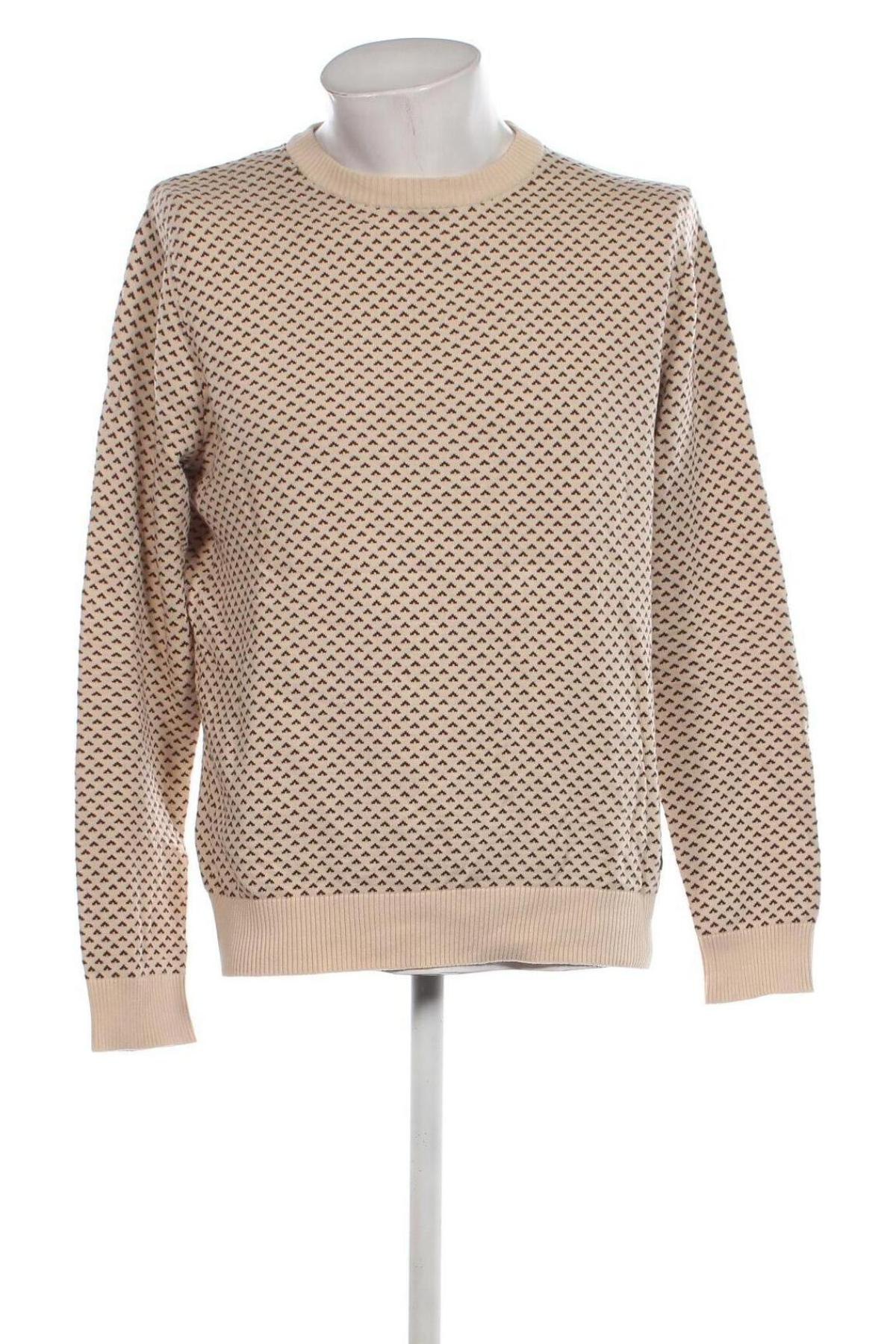 Męski sweter Produkt by Jack & Jones, Rozmiar L, Kolor Beżowy, Cena 49,99 zł