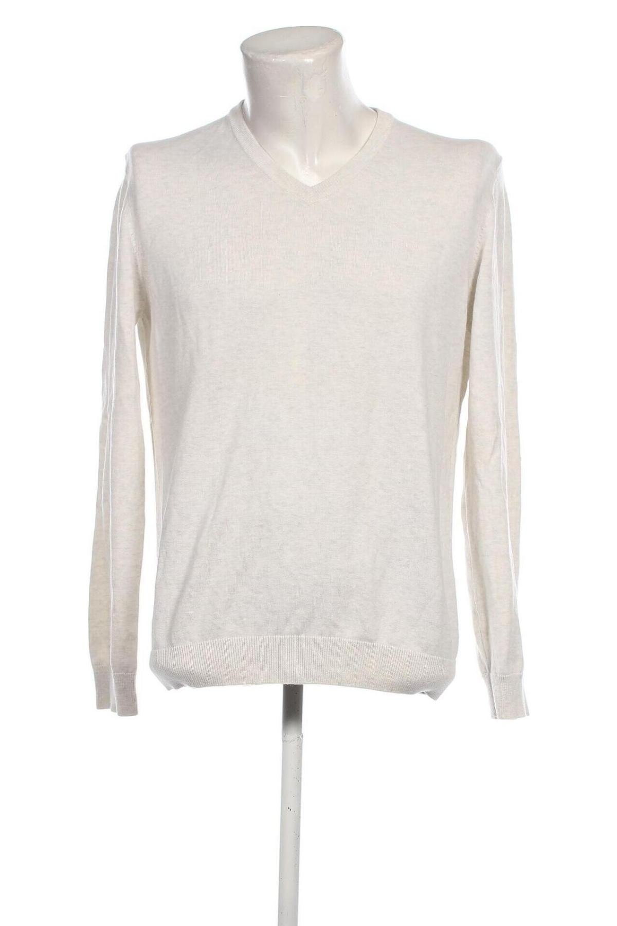 Herrenpullover S.Oliver, Größe L, Farbe Weiß, Preis 9,99 €