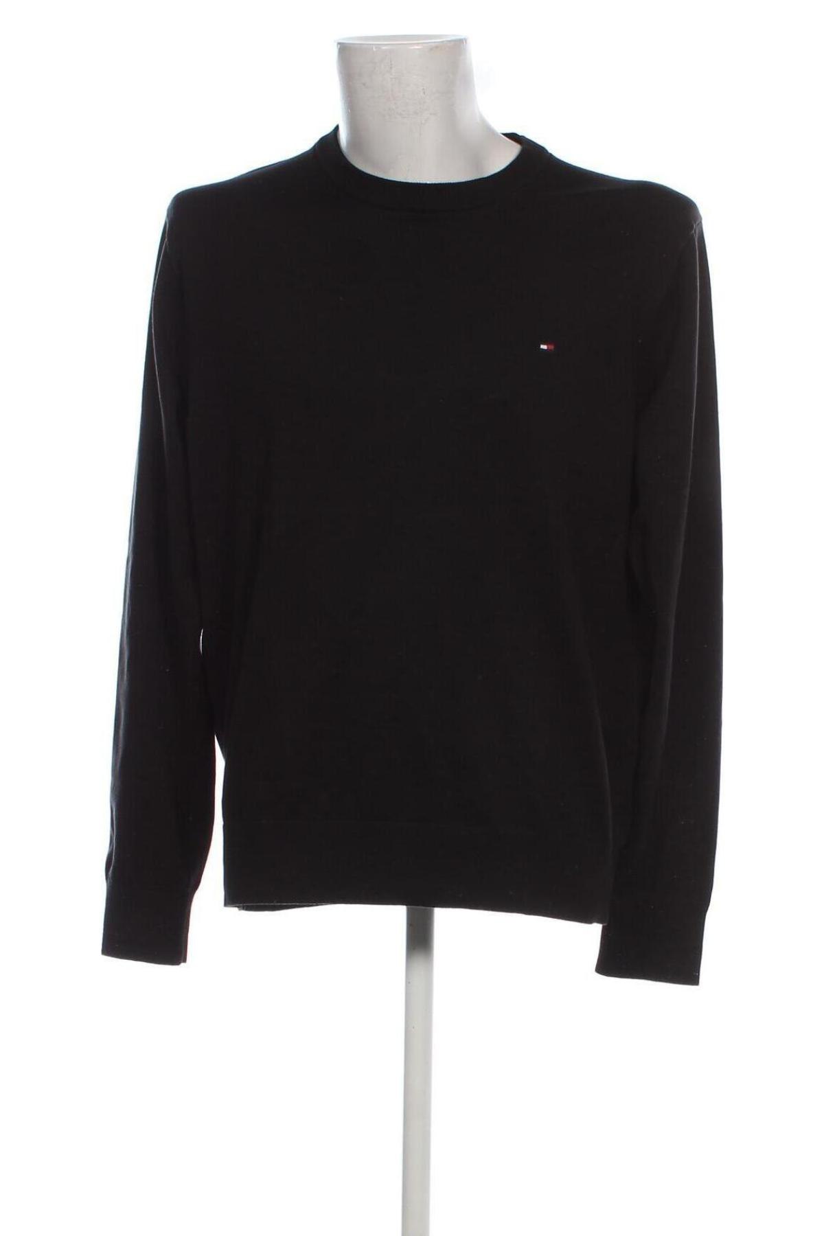 Herrenpullover Tommy Hilfiger, Größe XXL, Farbe Schwarz, Preis 47,29 €