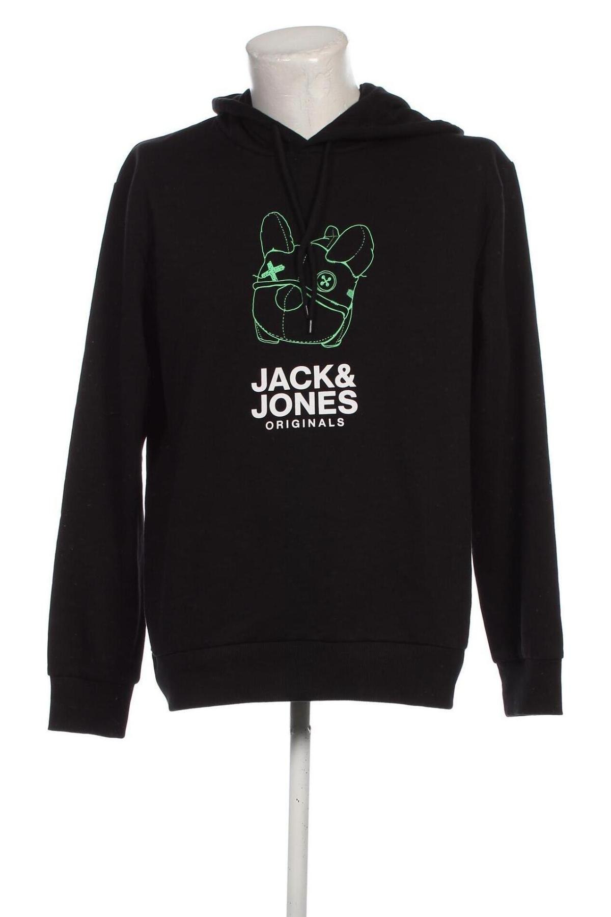 Pánska mikina  Originals By Jack & Jones, Veľkosť XL, Farba Čierna, Cena  31,96 €