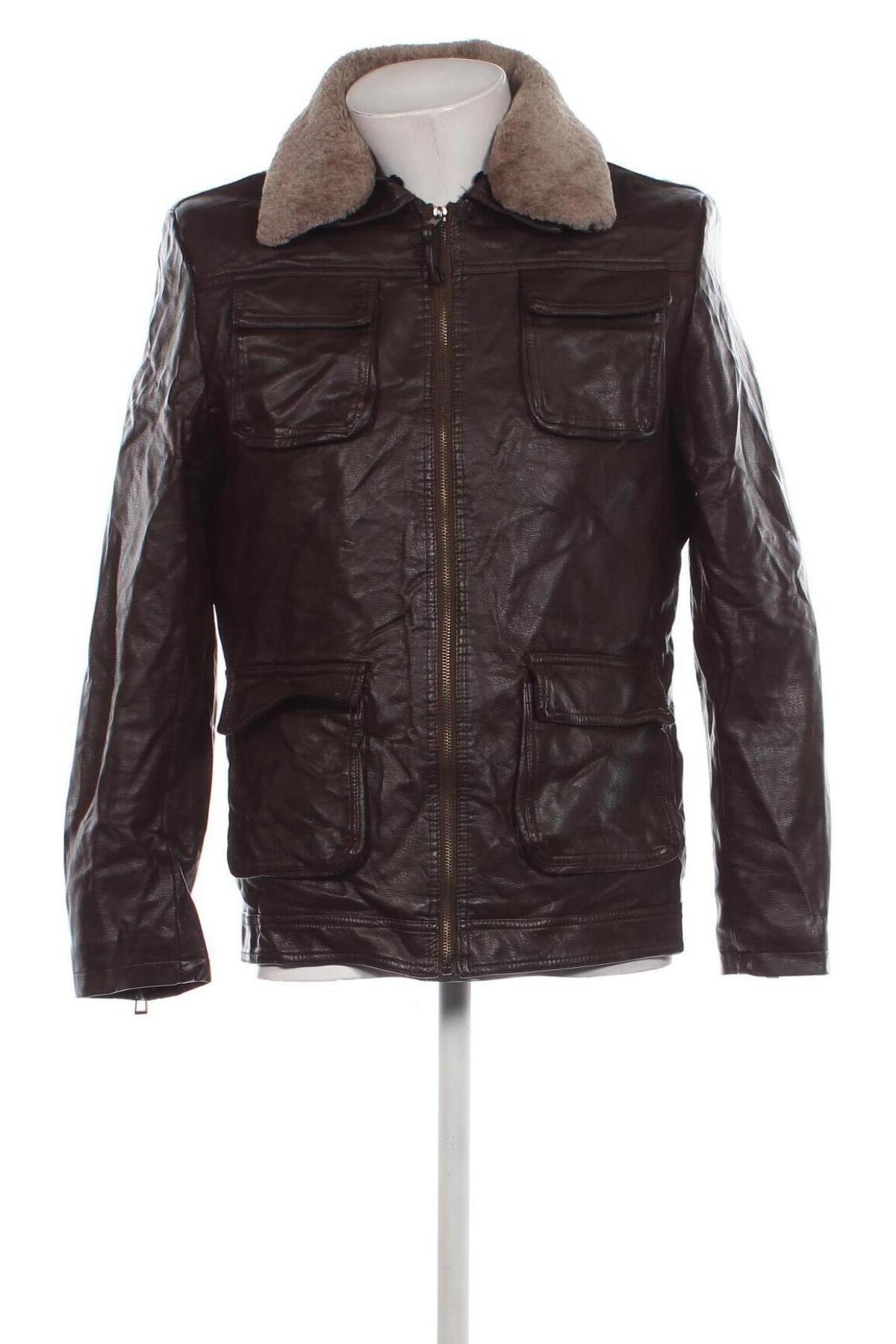 Herren Lederjacke, Größe S, Farbe Braun, Preis € 34,29