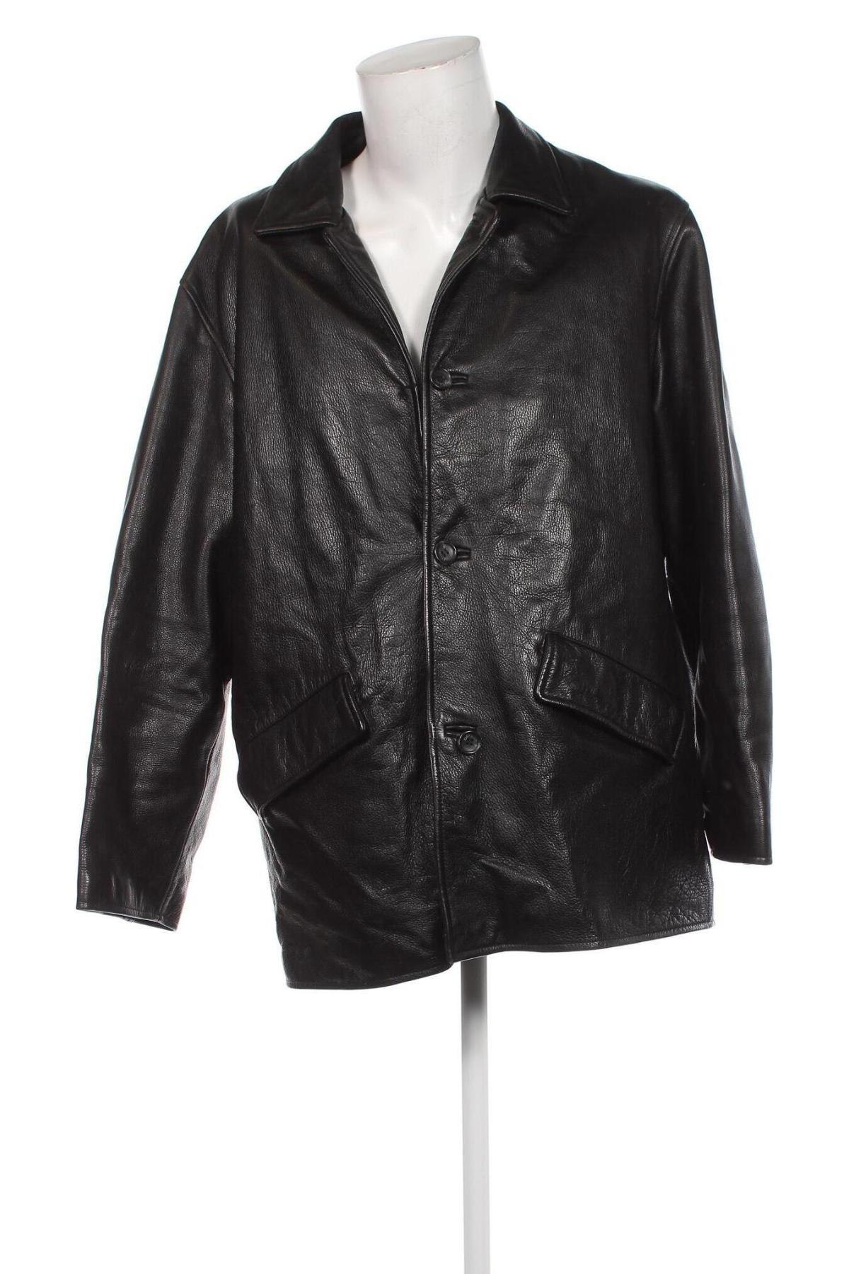 Herren Lederjacke, Größe XL, Farbe Schwarz, Preis € 41,29