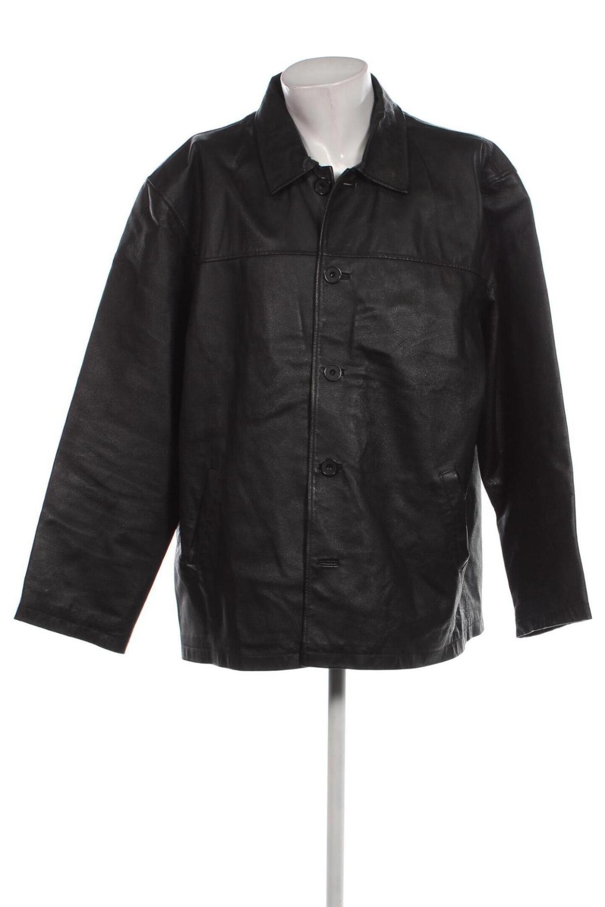 Herren Lederjacke, Größe XXL, Farbe Schwarz, Preis € 44,99