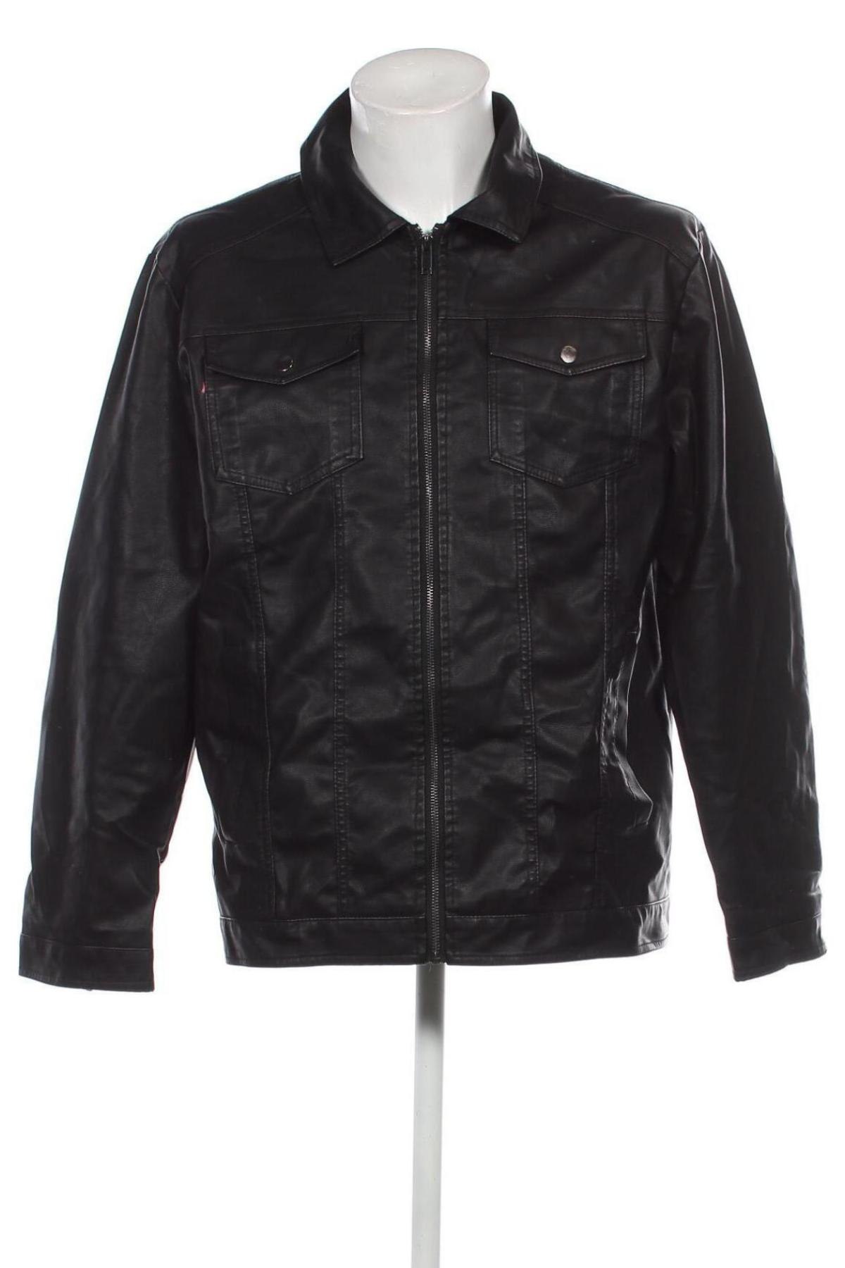 Herren Lederjacke, Größe L, Farbe Schwarz, Preis € 20,99