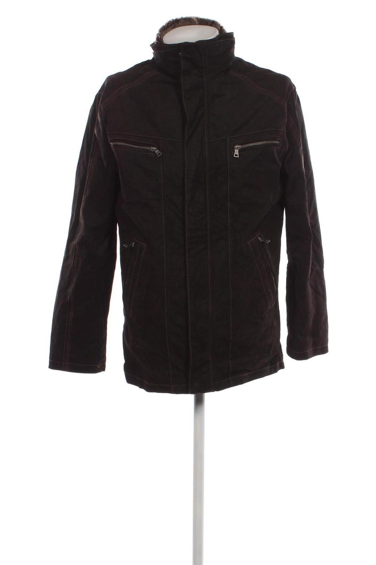 Herren Lederjacke Charles Vogele, Größe L, Farbe Braun, Preis 44,99 €