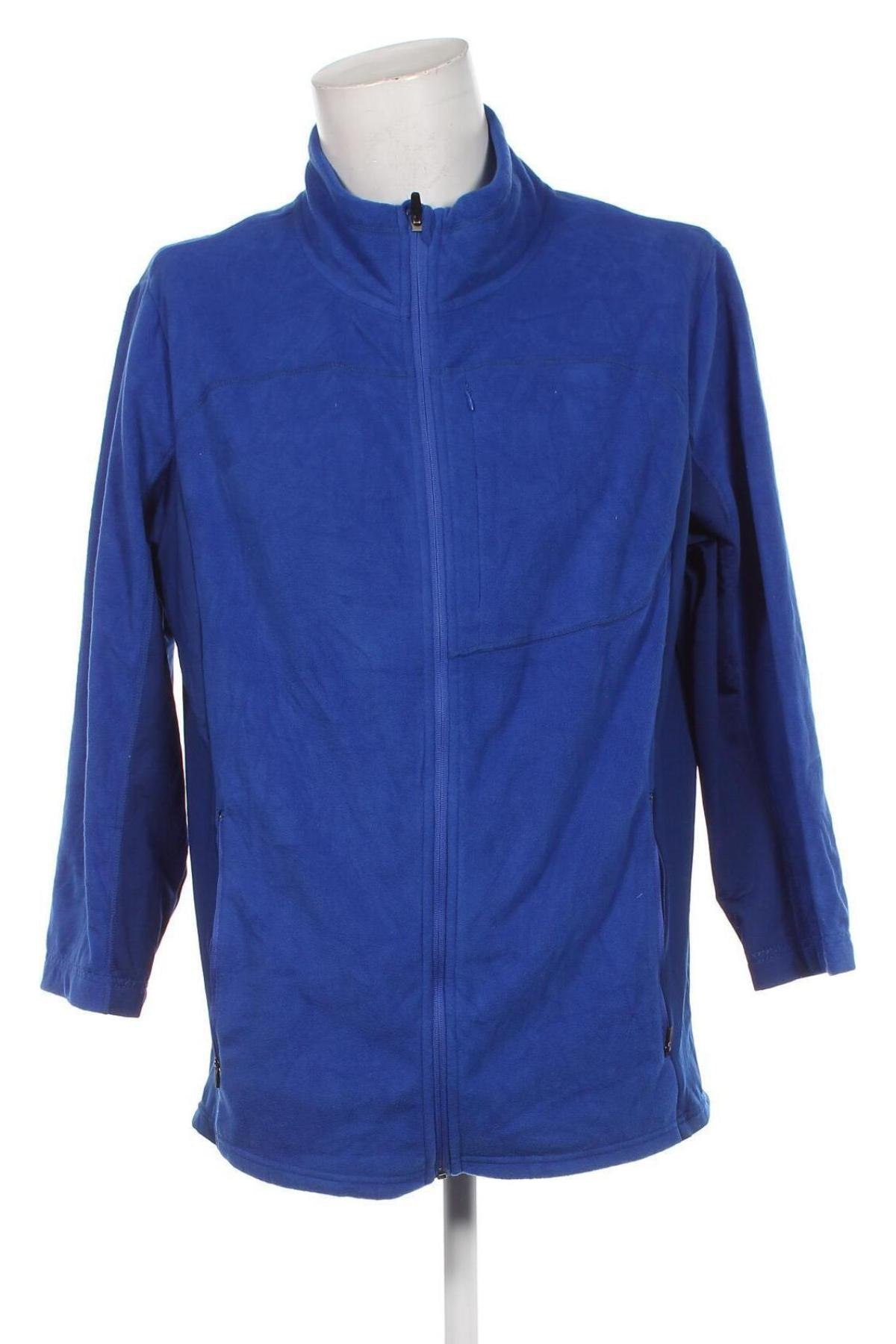 Ανδρική ζακέτα fleece Active, Μέγεθος XL, Χρώμα Μπλέ, Τιμή 8,79 €