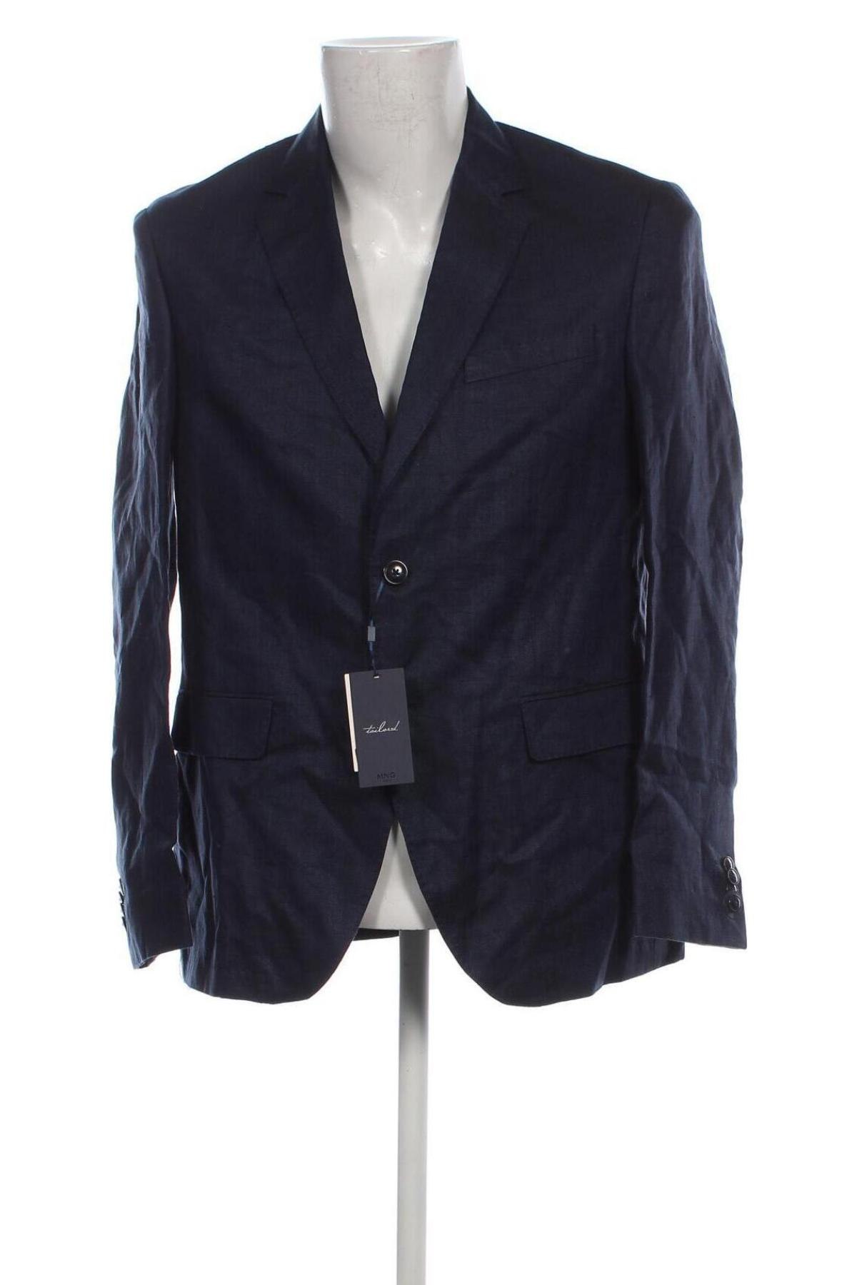 Herren Sakko Mango, Größe L, Farbe Blau, Preis € 24,99