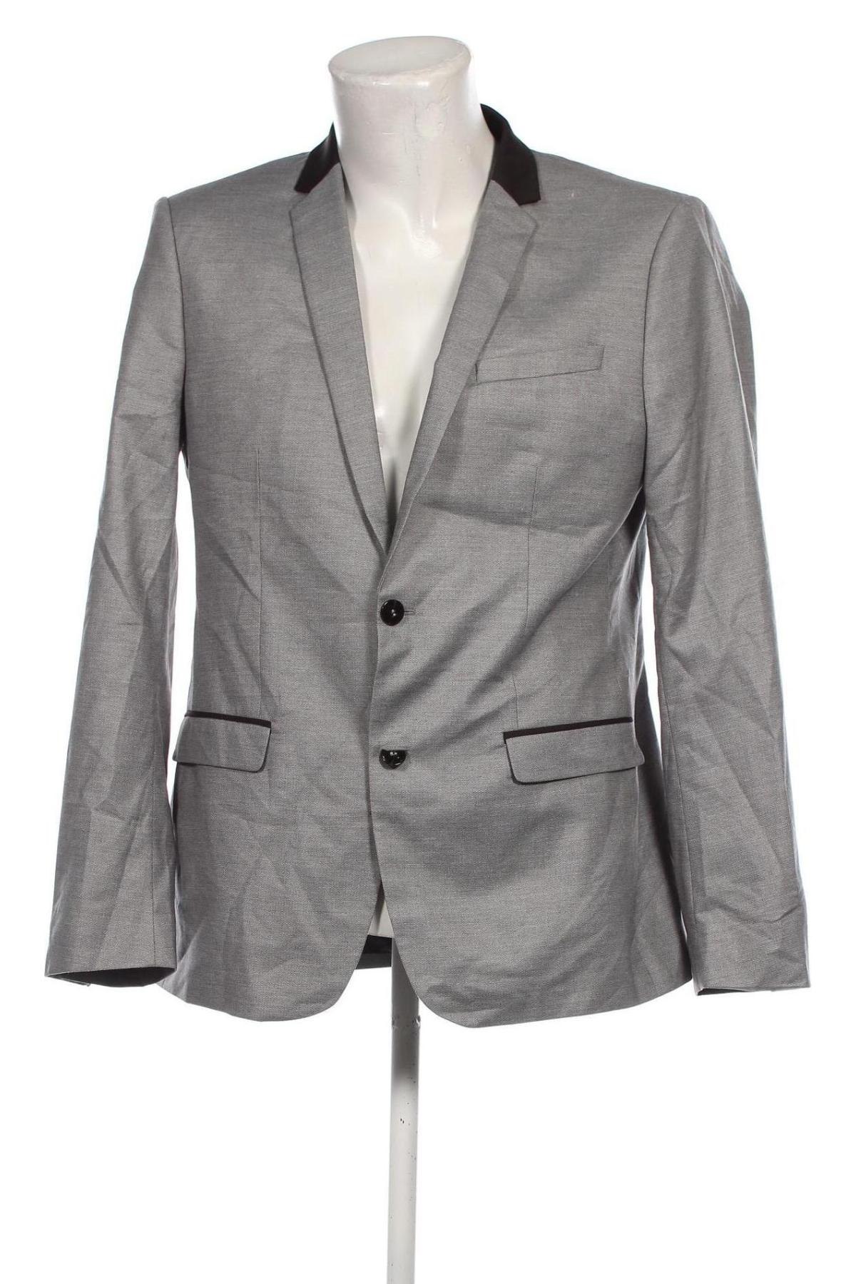 Herren Sakko Zara Man, Größe XL, Farbe Grau, Preis € 10,99