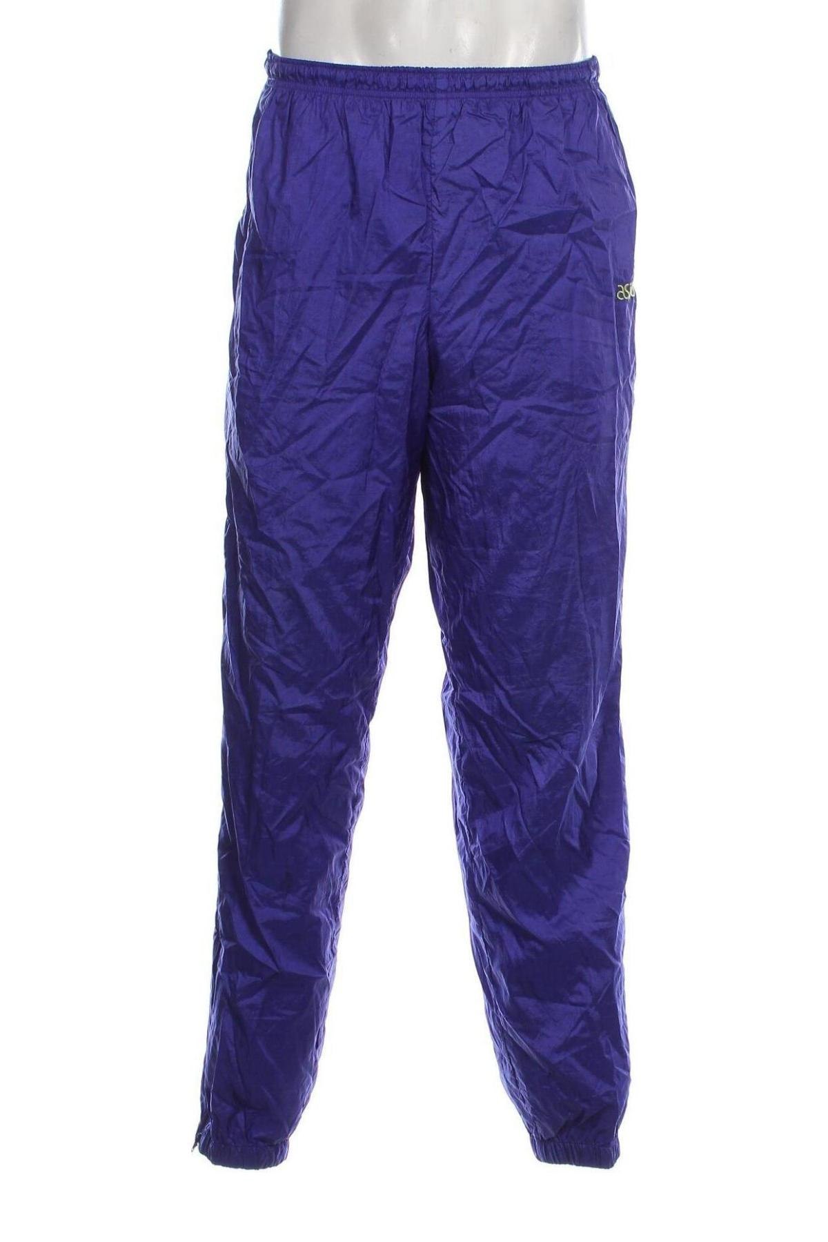 Pantaloni trening de bărbați ASICS, Mărime XL, Culoare Albastru, Preț 94,99 Lei