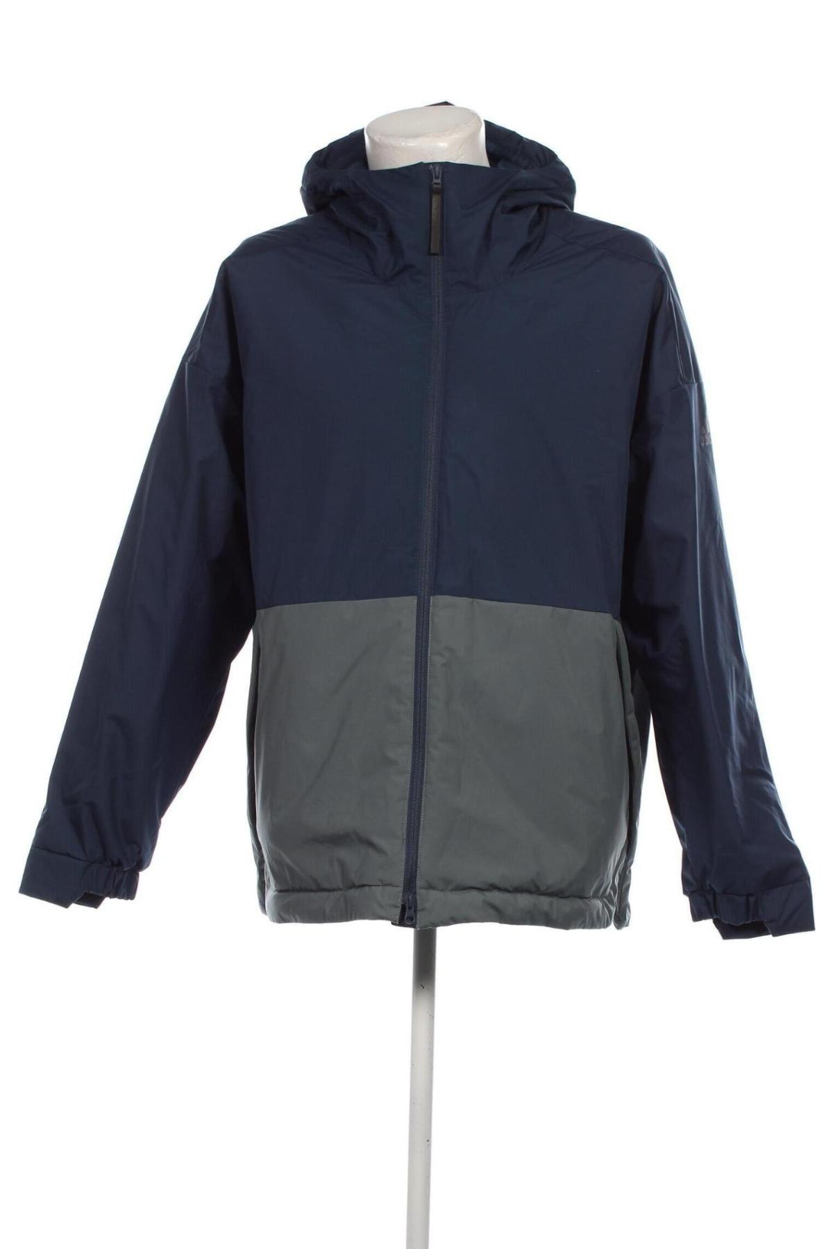 Herrenjacke Adidas, Größe XL, Farbe Blau, Preis 56,99 €