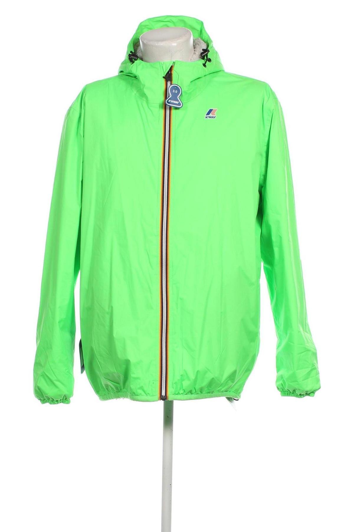 Herrenjacke Kway, Größe XXL, Farbe Grün, Preis 88,99 €