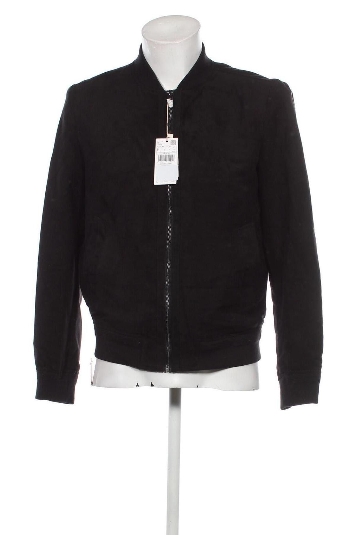 Herrenjacke Mango, Größe M, Farbe Schwarz, Preis 27,99 €