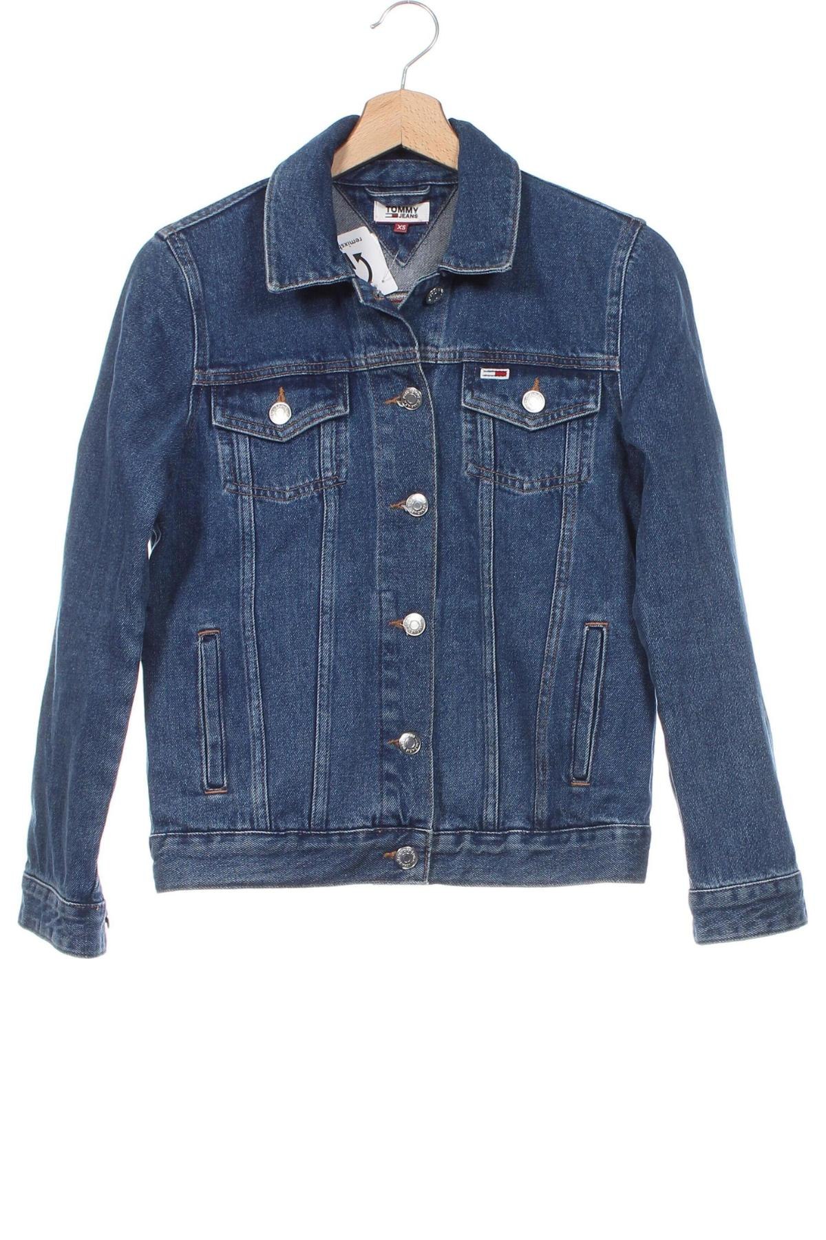 Damenjacke Tommy Jeans, Größe XS, Farbe Blau, Preis € 76,99