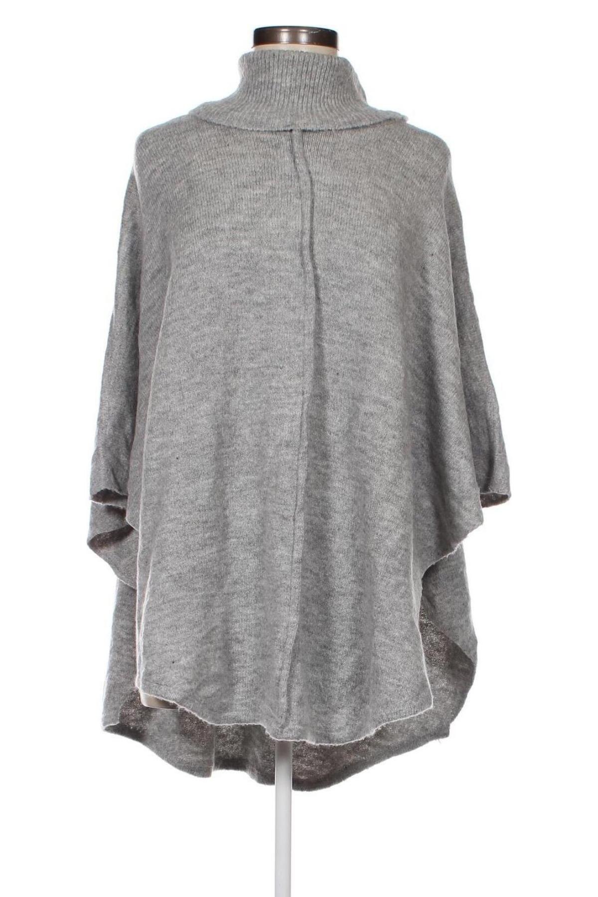 Poncho, Größe M, Farbe Grau, Preis € 3,99