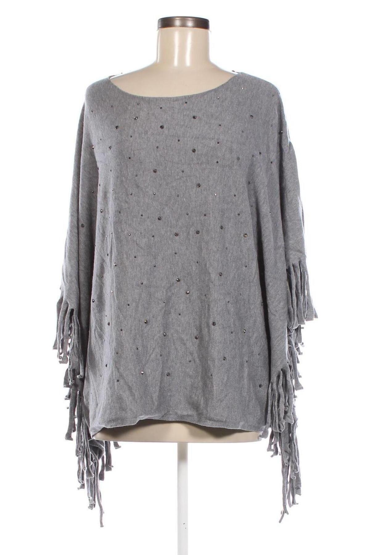 Poncho Just Woman, Mărime L, Culoare Gri, Preț 35,99 Lei