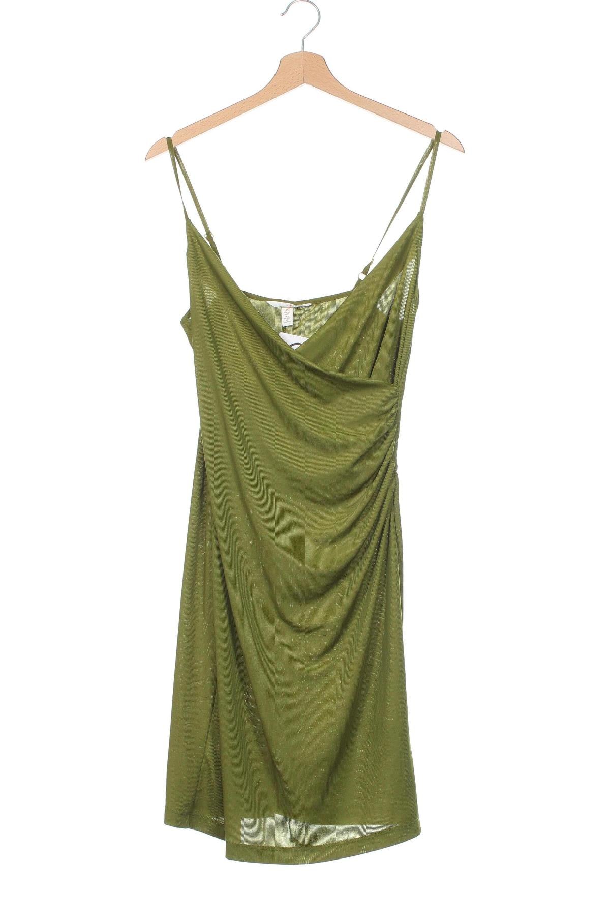 Rochie H&M, Mărime XS, Culoare Verde, Preț 33,99 Lei