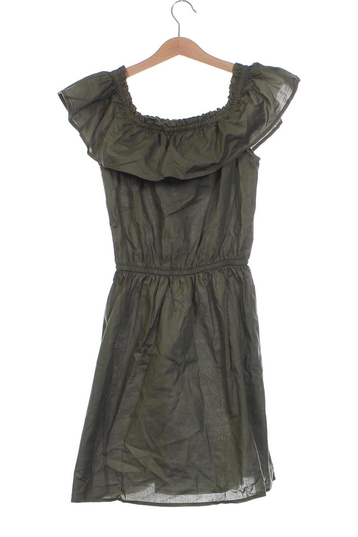 Rochie H&M Divided, Mărime XS, Culoare Verde, Preț 33,99 Lei