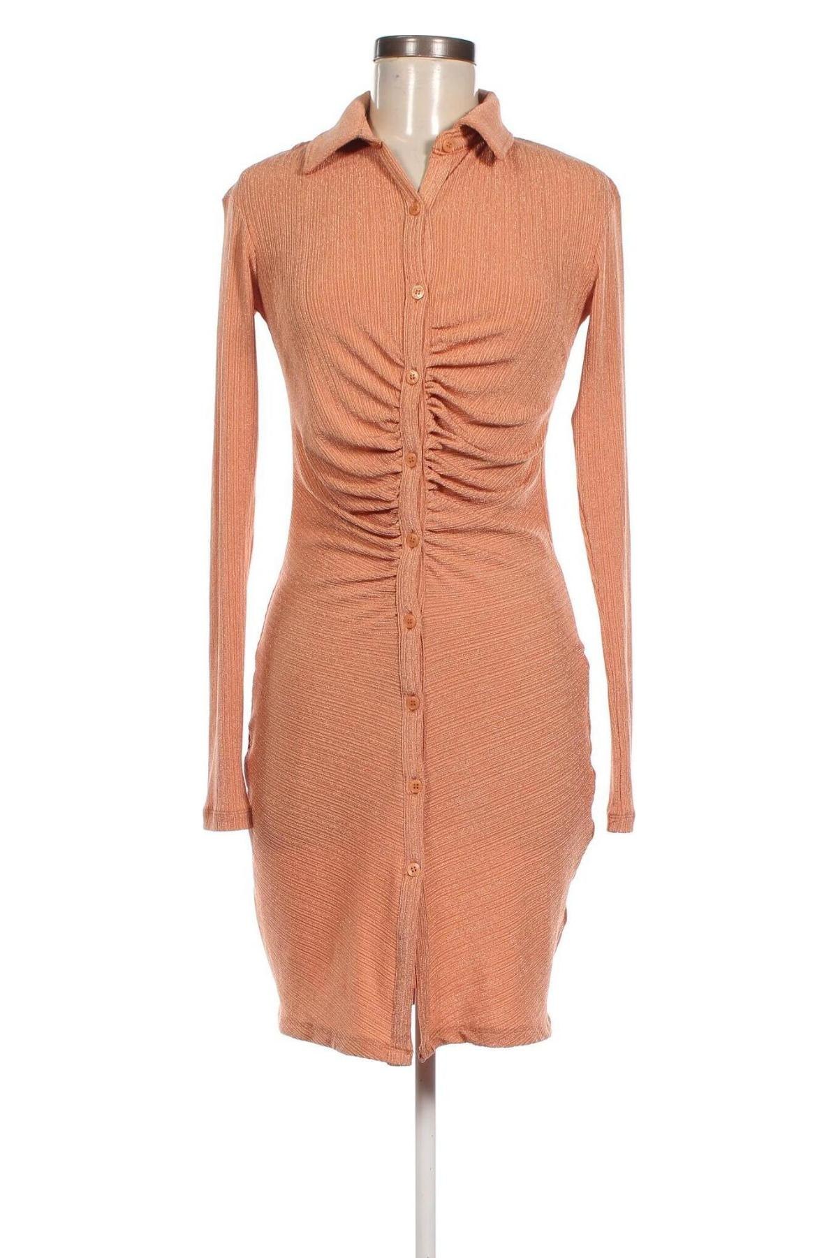 Kleid NA-KD, Größe S, Farbe Golden, Preis € 4,99