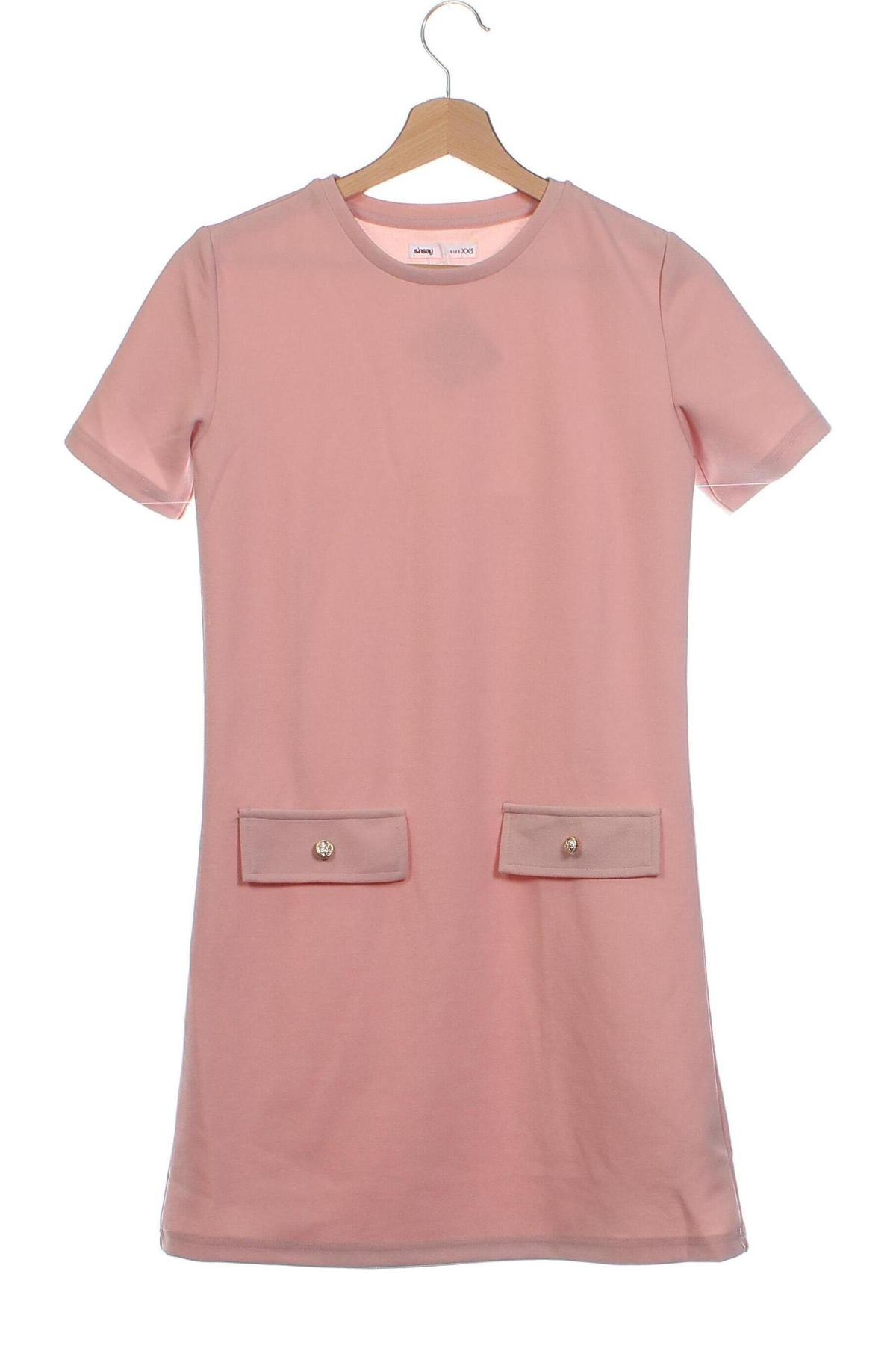 Kleid Sinsay, Größe XXS, Farbe Rosa, Preis € 6,99