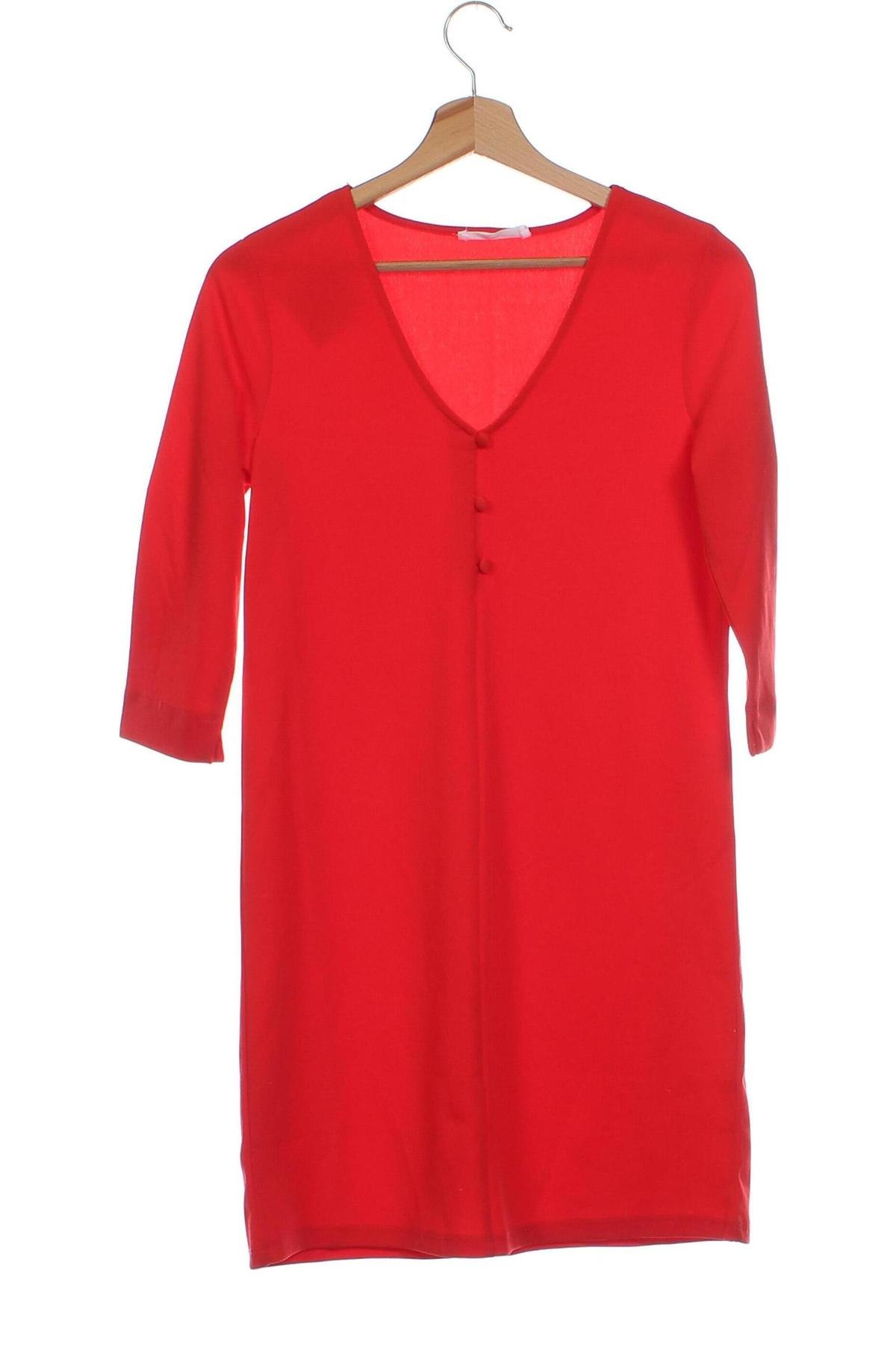 Kleid Terranova, Größe XS, Farbe Rot, Preis 3,49 €