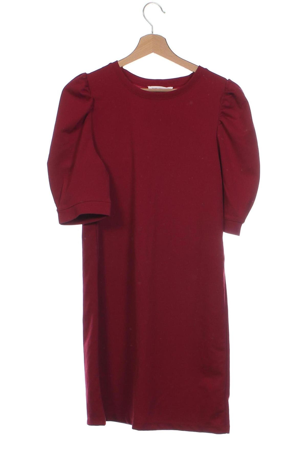 Kleid Terranova, Größe XS, Farbe Rot, Preis 3,49 €