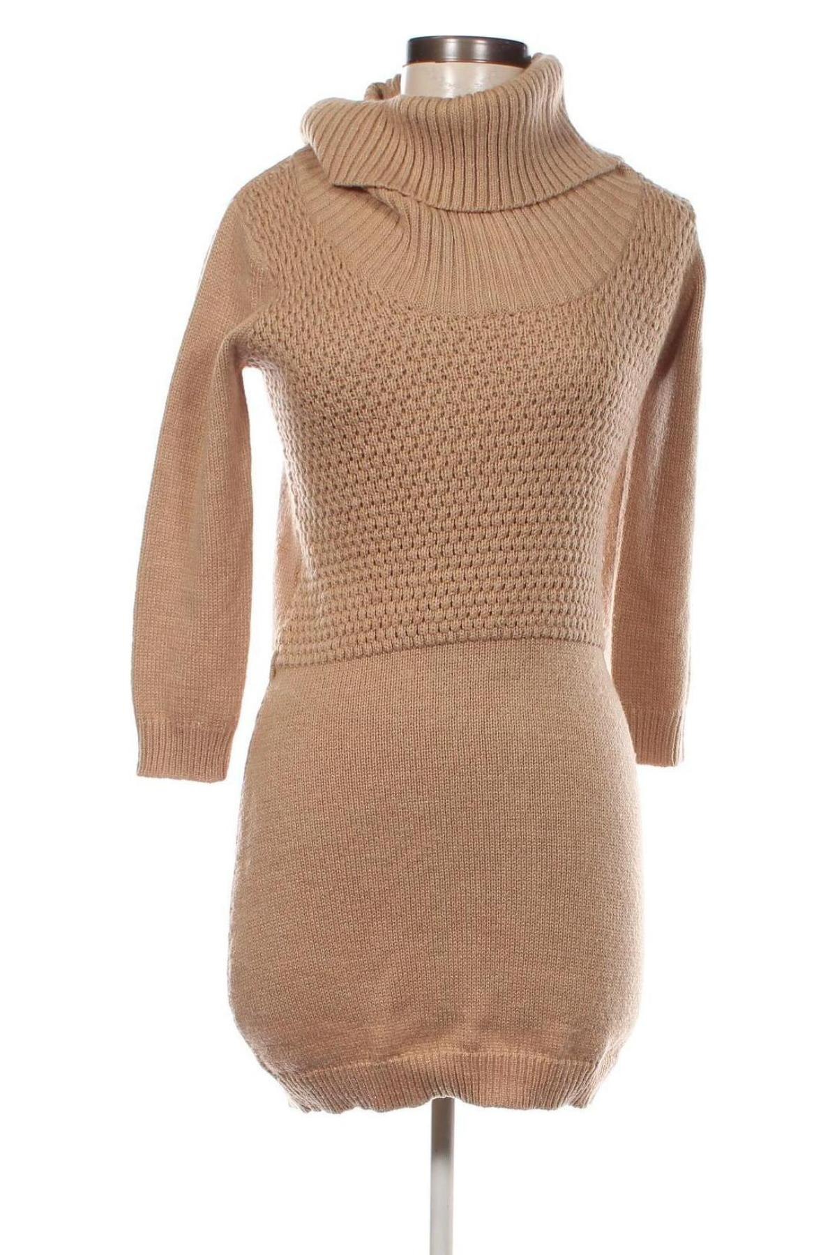 Kleid Terranova, Größe S, Farbe Beige, Preis 6,02 €