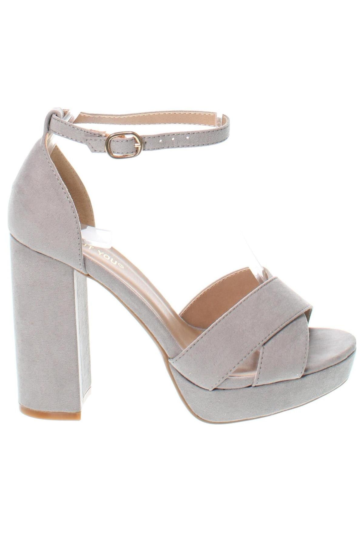 Sandalen About You, Größe 37, Farbe Grau, Preis € 20,99