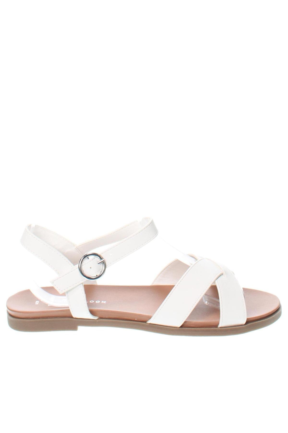 Sandalen New Look, Größe 39, Farbe Weiß, Preis 14,99 €