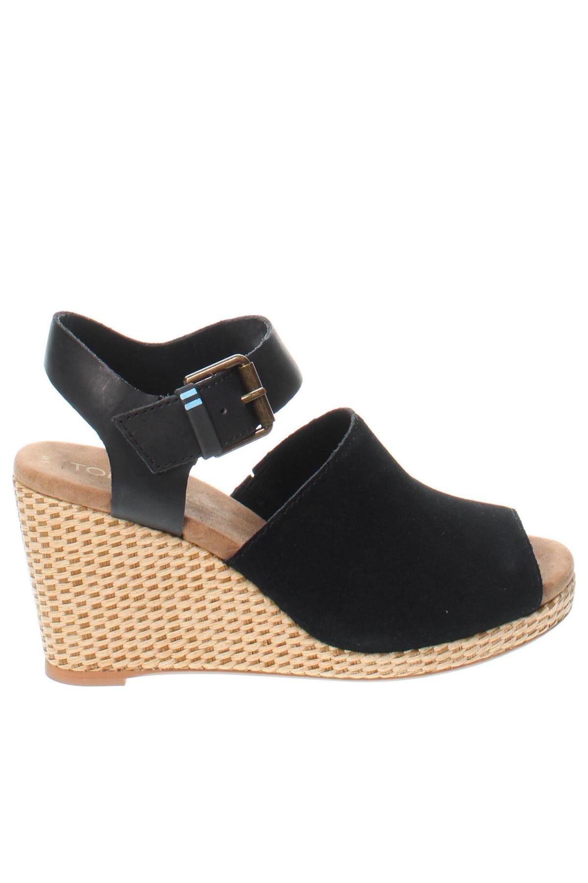 Σανδάλια Toms, Μέγεθος 36, Χρώμα Μαύρο, Τιμή 63,92 €