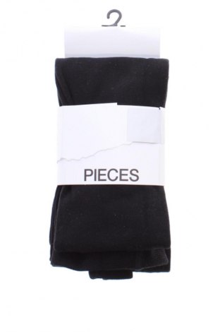 Strumpfhose Pieces, Größe L, Farbe Schwarz, Preis 7,99 €