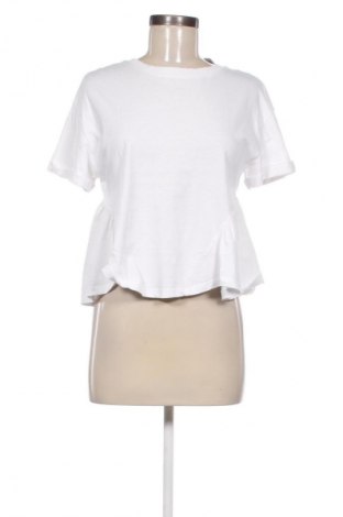 Damen Shirt Bershka, Größe S, Farbe Weiß, Preis € 12,22