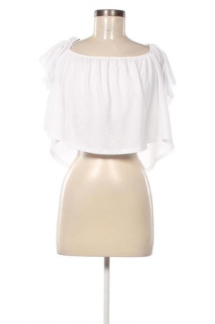 Damen Shirt Bershka, Größe XS, Farbe Weiß, Preis € 8,99