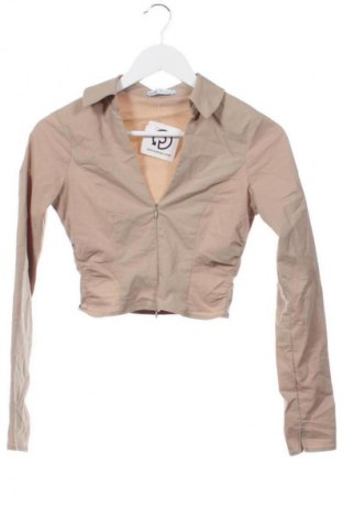 Damen Shirt Bershka, Größe S, Farbe Beige, Preis € 9,72