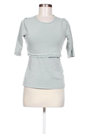 Damen Shirt H&M Mama, Größe S, Farbe Grün, Preis 9,74 €