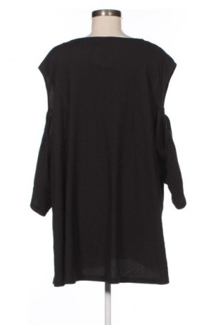Bluzka damska Laura Torelli, Rozmiar 4XL, Kolor Czarny, Cena 70,99 zł