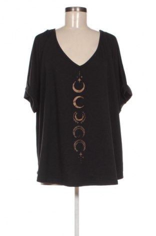 Bluzka damska SHEIN, Rozmiar 3XL, Kolor Czarny, Cena 63,99 zł