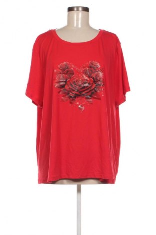 Bluzka damska SHEIN, Rozmiar 3XL, Kolor Czerwony, Cena 57,99 zł