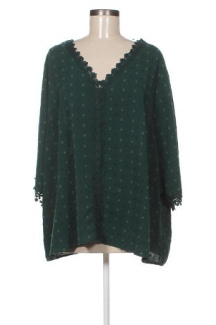 Dámska blúza SHEIN, Veľkosť 3XL, Farba Zelená, Cena  11,95 €