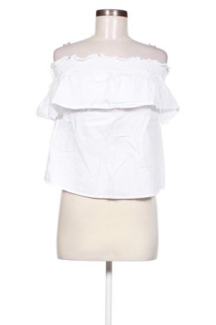 Damen Shirt Stradivarius, Größe S, Farbe Weiß, Preis € 7,99